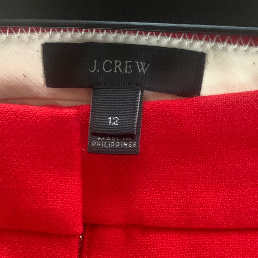 Elegant Red Women's Pants - Picture 2 of 3